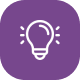 idea icon representing innovation or creative thinking