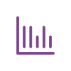 Profile (4) Purple bar chart icon representing progress tracking, results, and data-driven insights